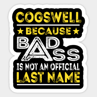 COGSWELL Sticker